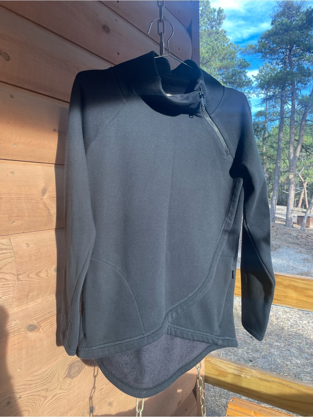 Athleta Mock Neck Asymmetric Tunic